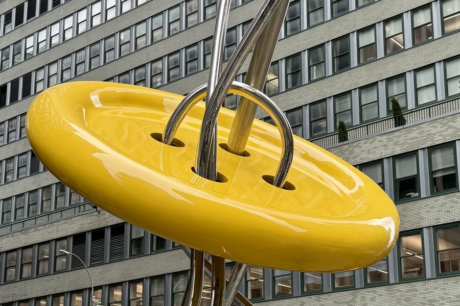 The Big Button sculpture, New York